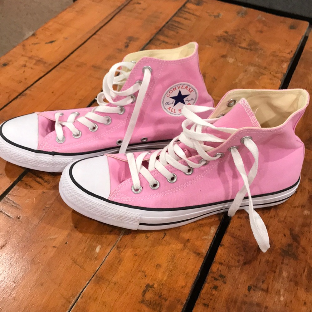 Pink High Top Converse